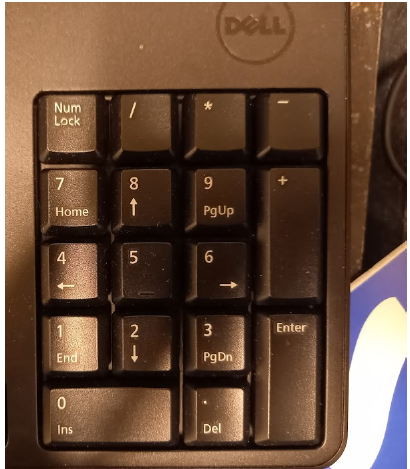 Keyboard controls