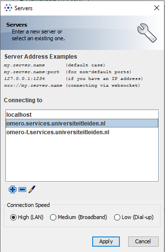 Dataset selection